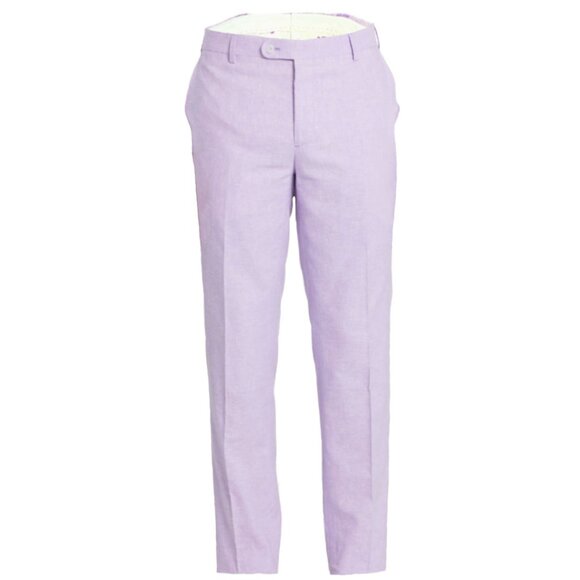 NWT JOE Joseph Abboud Linen Blend Slim-Fit Suit Separate Pants Lilac Size 38x30 - Picture 1 of 9